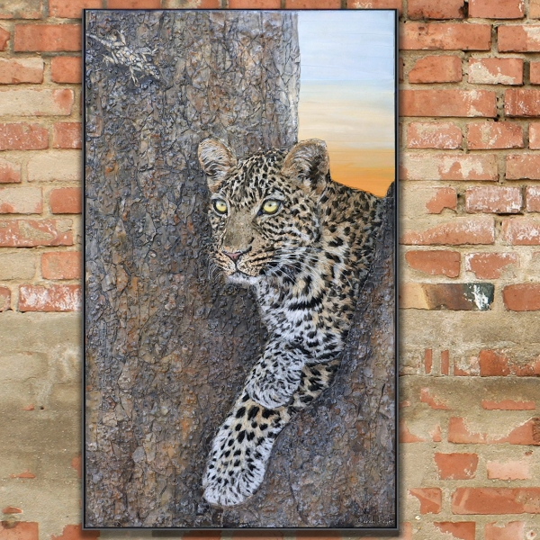 leopard-in-tree-on-wall